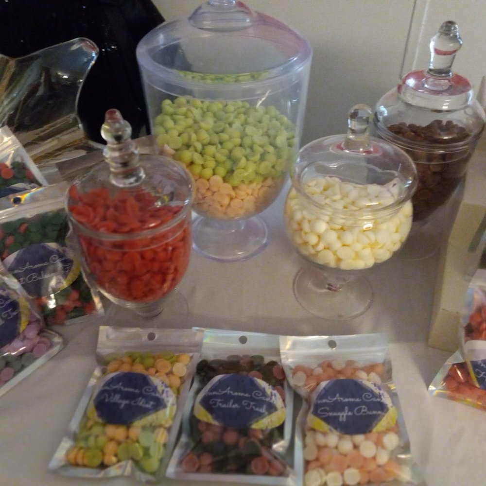 Wax Melt Dots Vanilla Bourbon Yankee type Scented